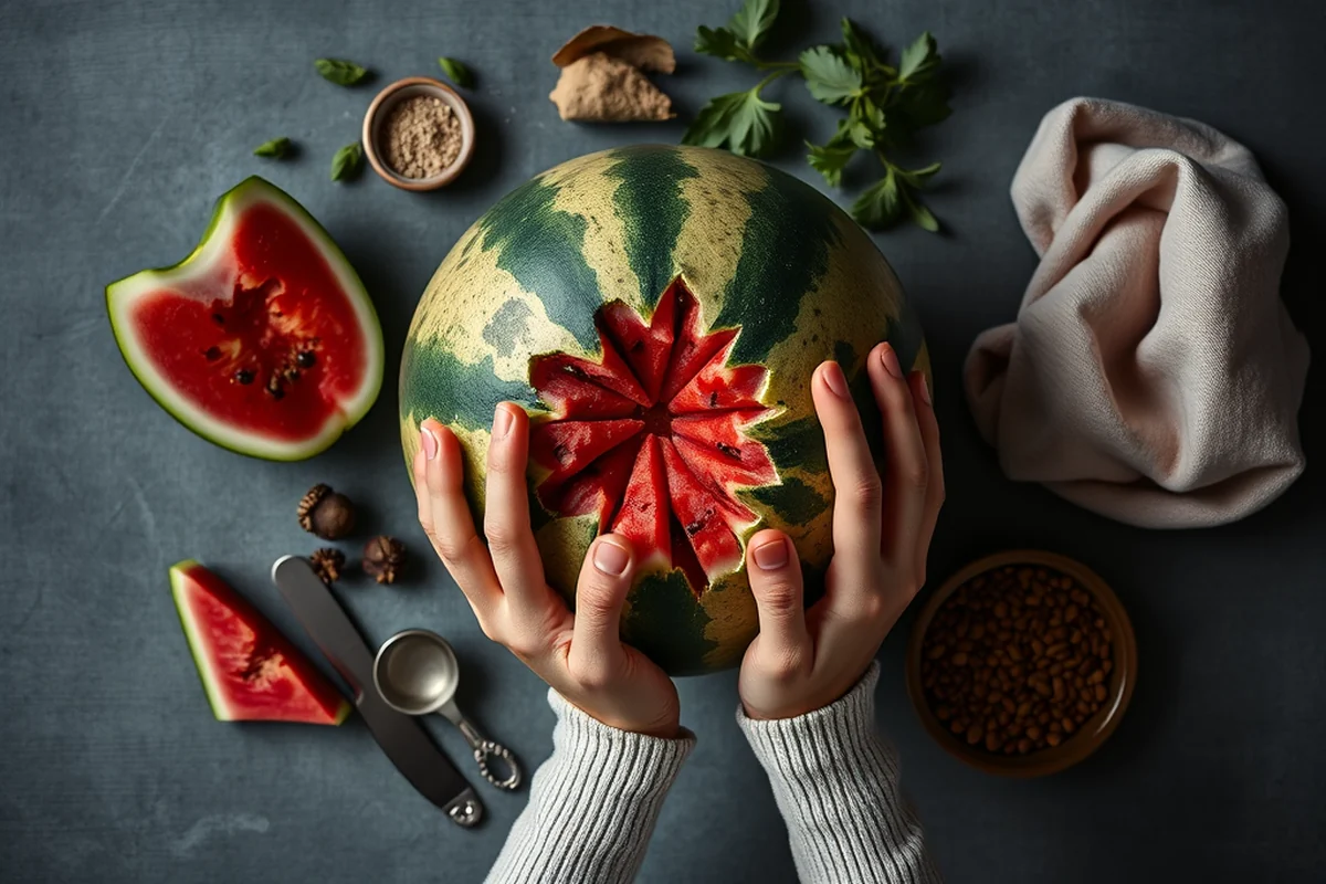 how to choose a good watermelon — How To Choose A Good Watermelon (the finished result)