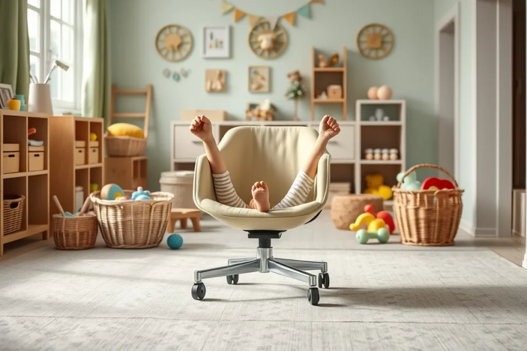 Chair With With Wheels