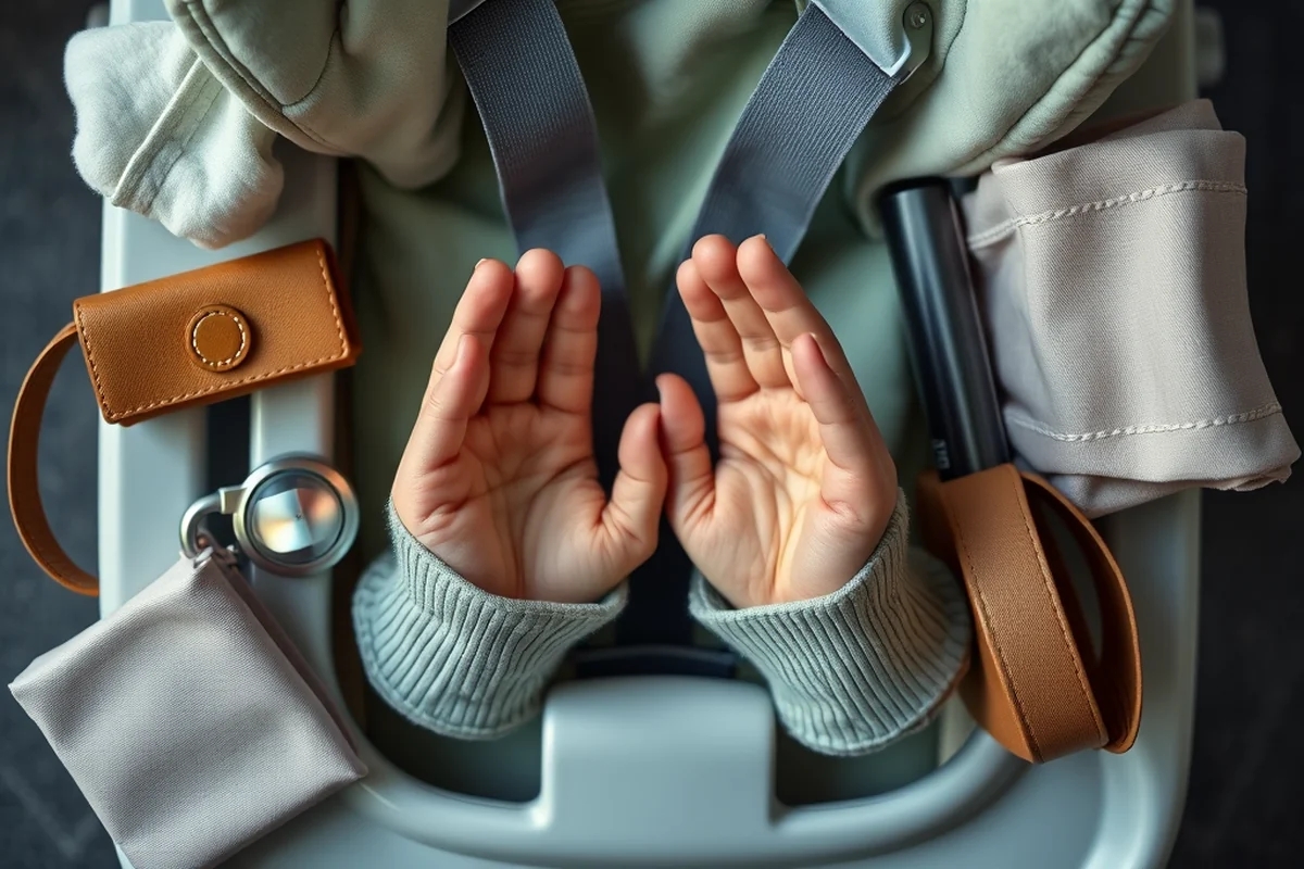 how to travel with high chair — How To Travel With High Chair (the finished result)